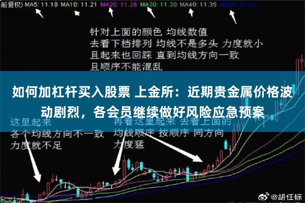 如何加杠杆买入股票 上金所：近期贵金属价格波动剧烈，各会员继续做好风险应急预案