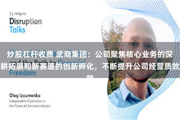 炒股杠杆收费 武商集团：公司聚焦核心业务的深耕拓展和新赛道的创新孵化，不断提升公司经营质效