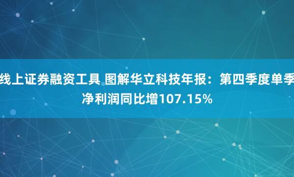 线上证券融资工具 图解华立科技年报：第四季度单季净利润同比增107.15%