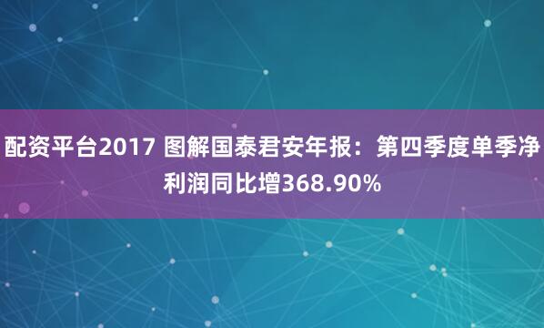 配资平台2017 图解国泰君安年报：第四季度单季净利润同比增368.90%