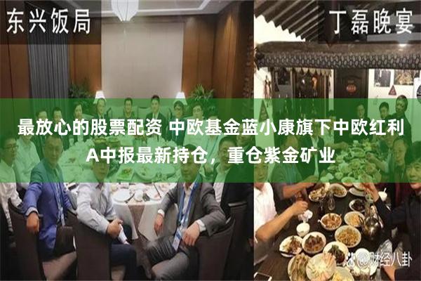 最放心的股票配资 中欧基金蓝小康旗下中欧红利A中报最新持仓，重仓紫金矿业